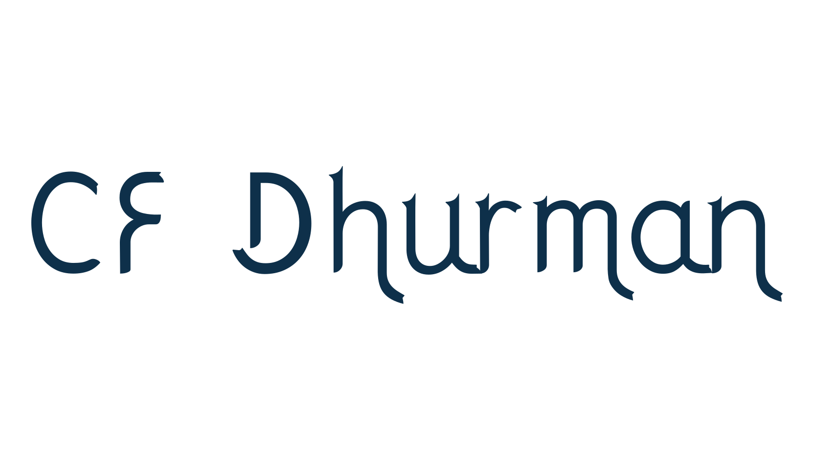 CF Dhurman, foreign look arabic font preview