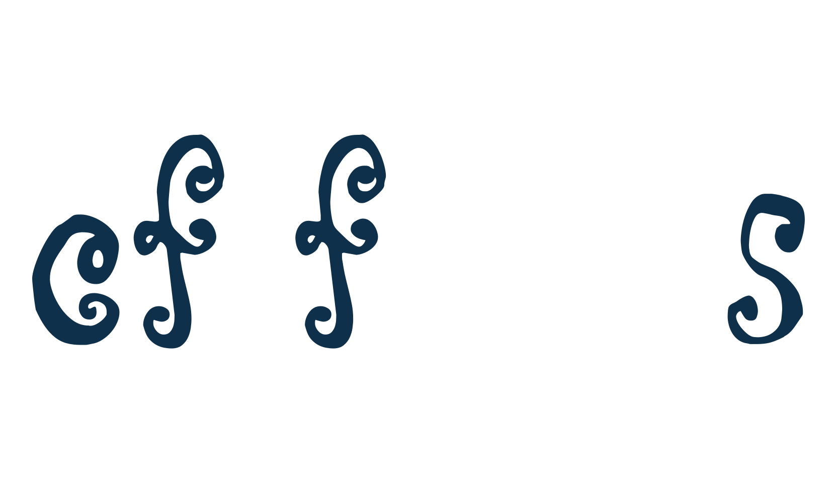 CF Fredo Style, curly font preview