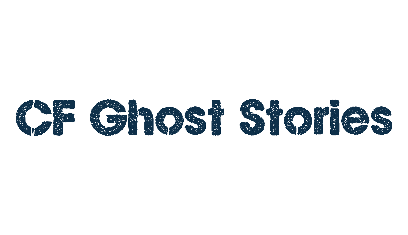 CF Ghost Stories, stencil, army font preview