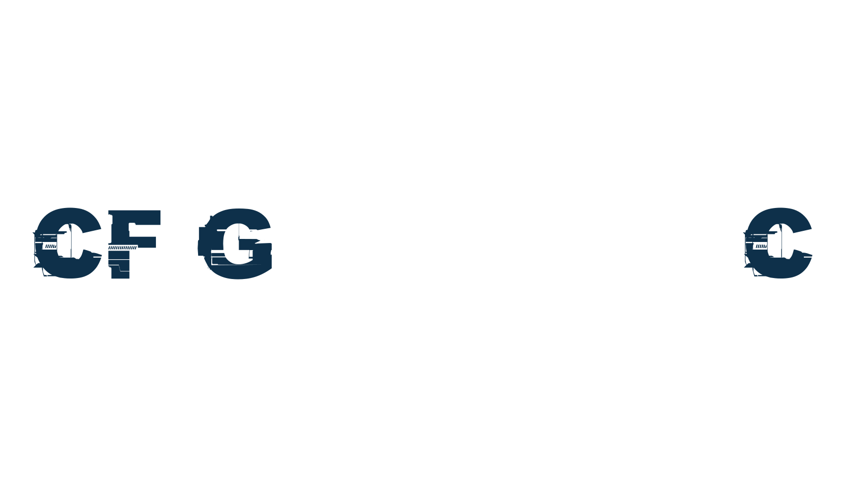 CF Glitch City, distorted font preview