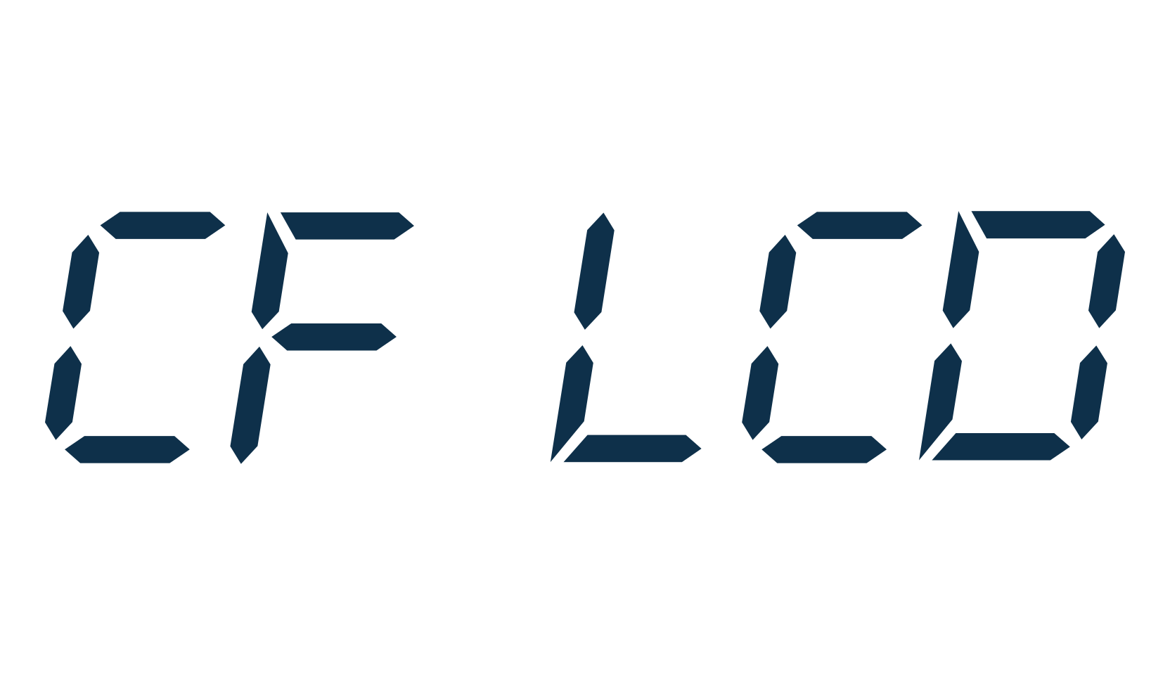 CF LCD 521, lcd font preview