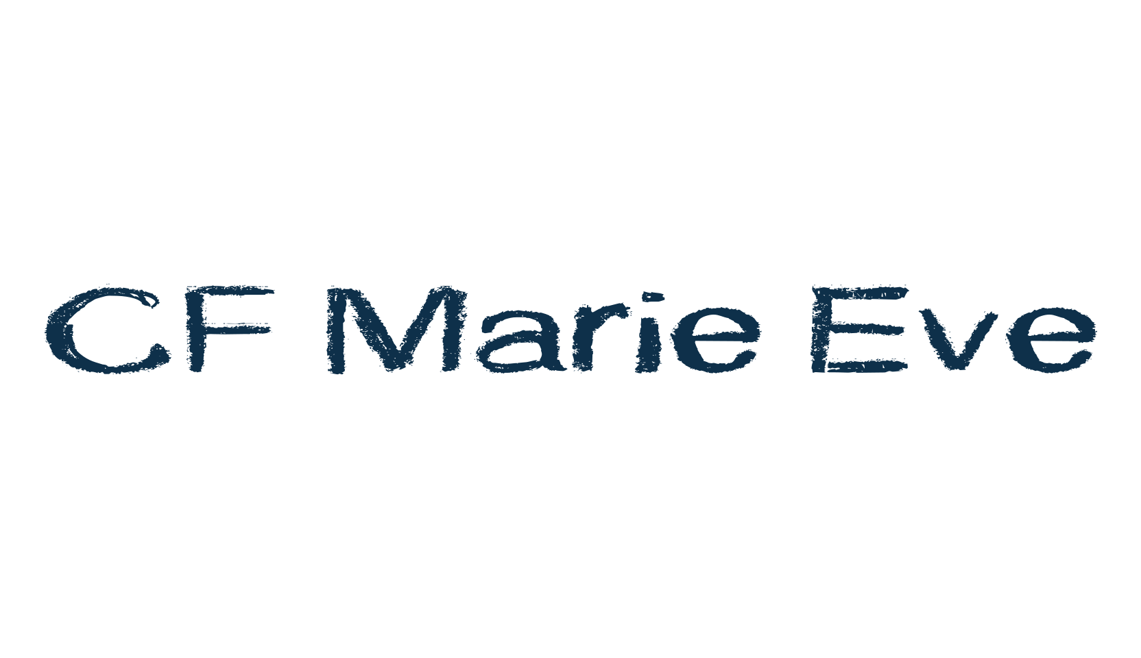 CF Marie Eve, script brush fancy decorative calligraphy font preview