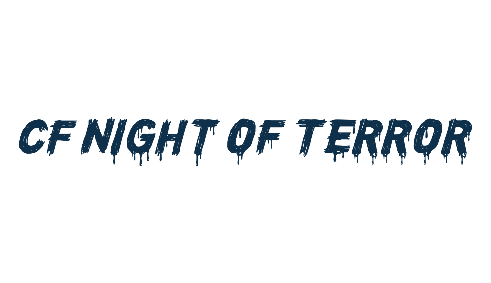 CF Night of Terror, holiday halloween fancy decorative horror font preview