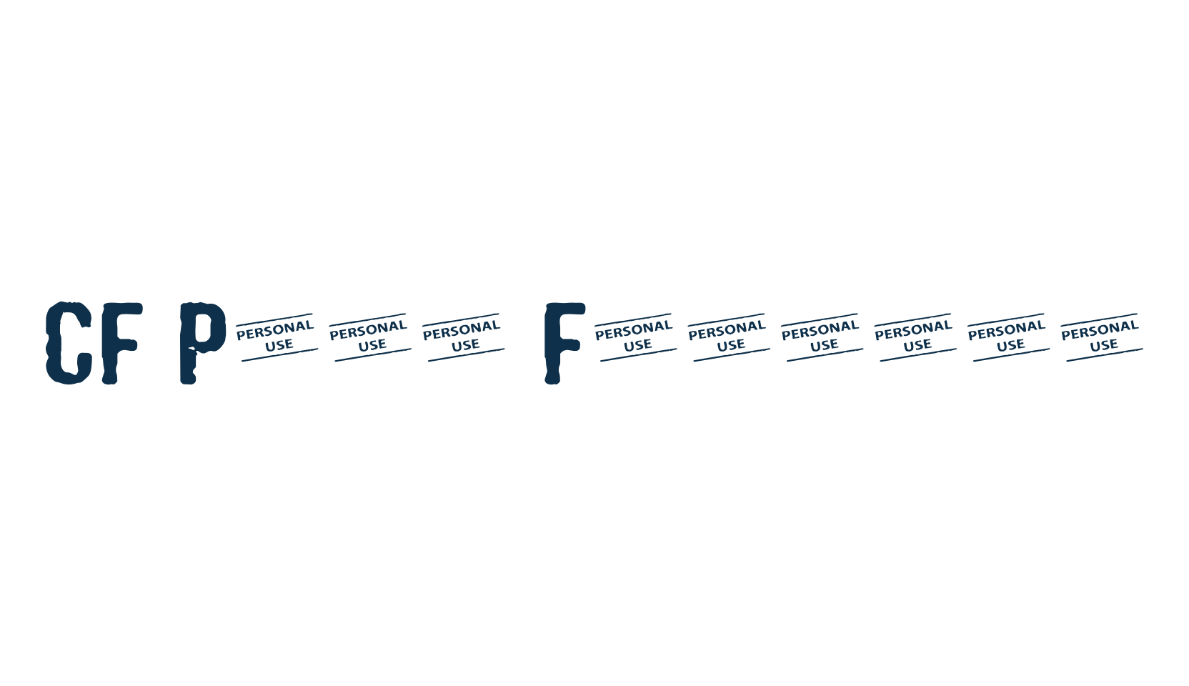 CF Punk Fashion, destroy font preview
