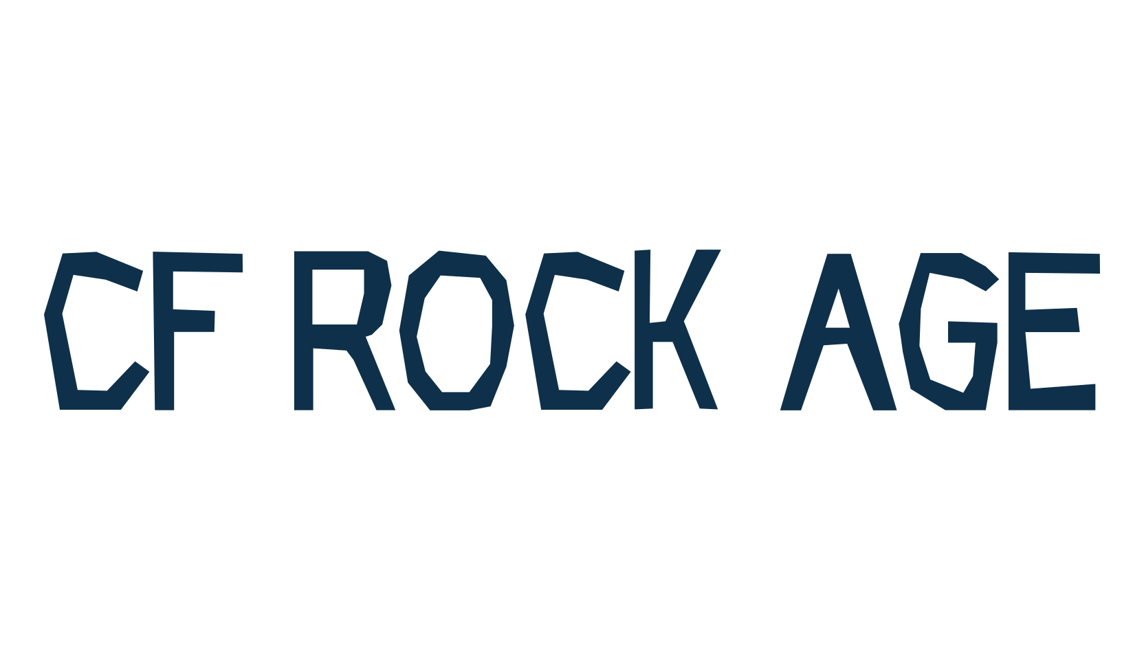 CF Rock Age, various font preview