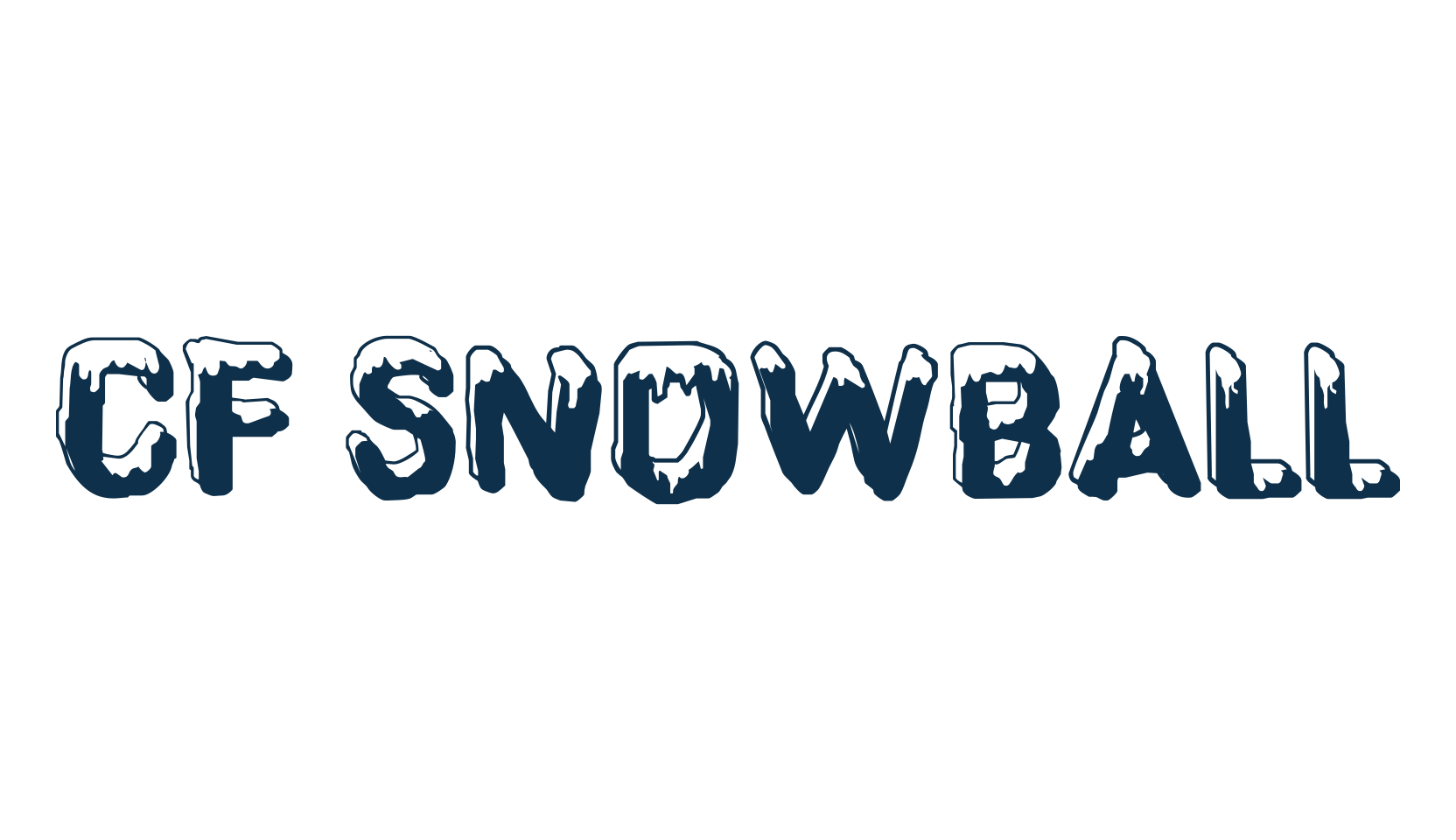 CF SnowBall, fire, ice font preview
