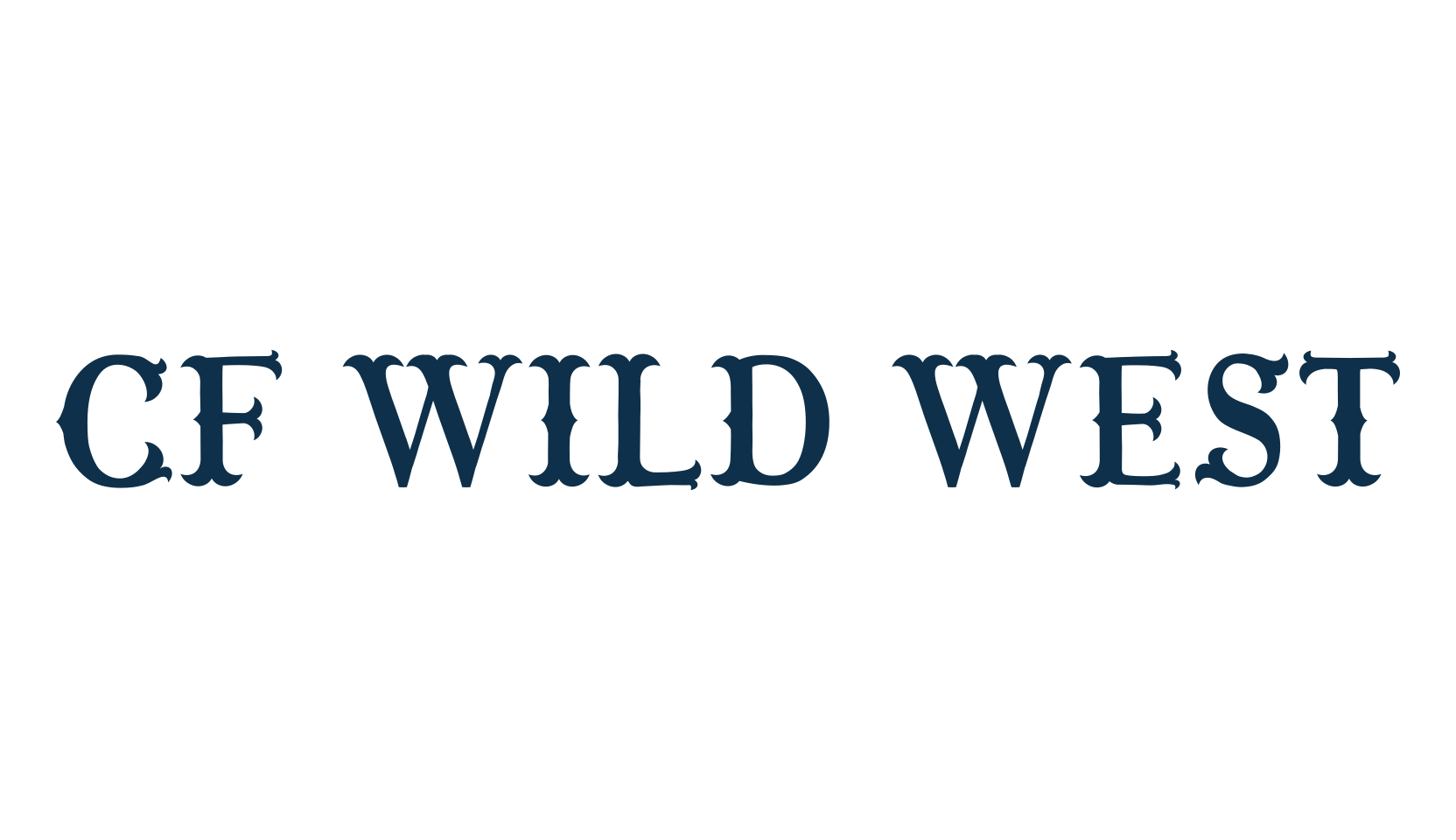 CF Wild West, western font preview
