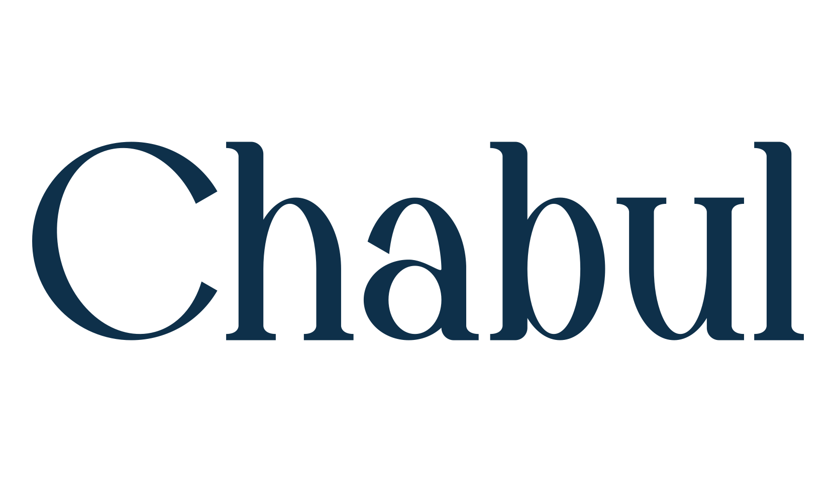 Chabul, serif font preview