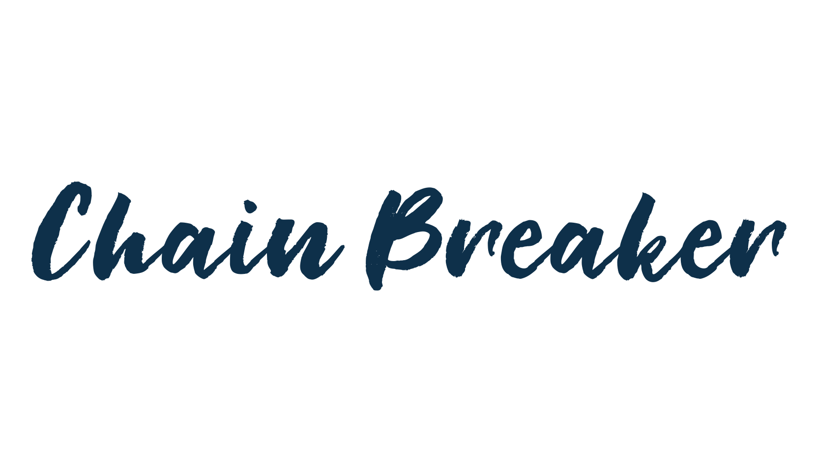 Chain Breaker, brush font preview