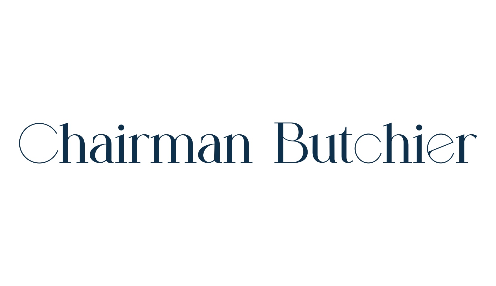 Chairman Butchier, serif font preview