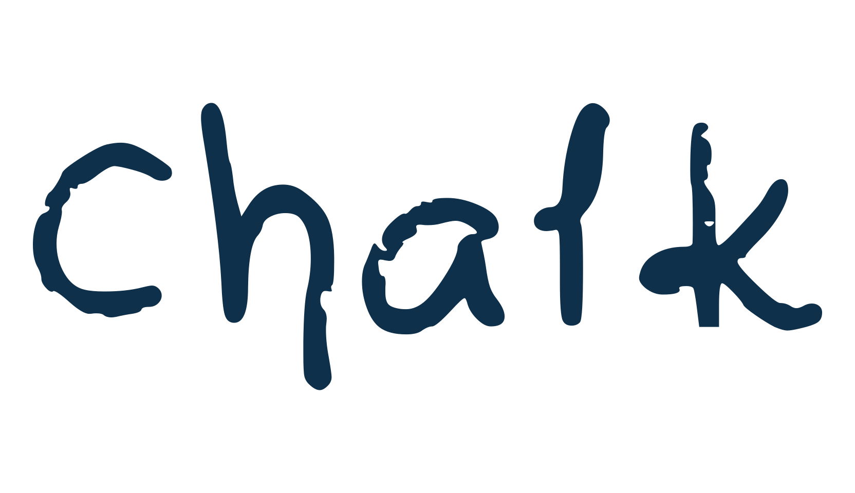 Chalk, script school fancy decorative calligraphy font preview