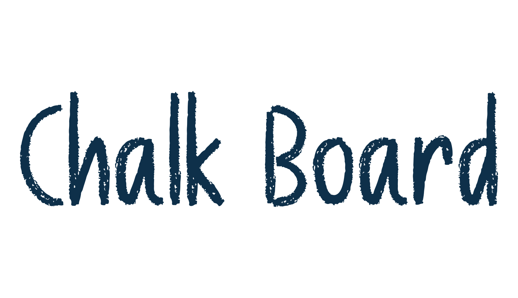 Chalk Board (chalk-board-2), various font preview