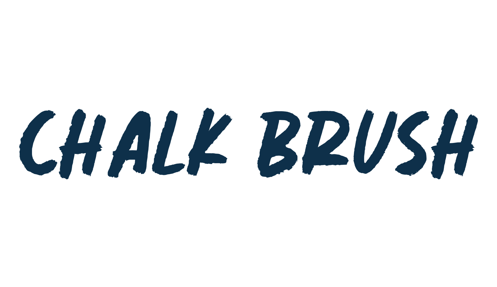 Chalk Brush, brush font preview