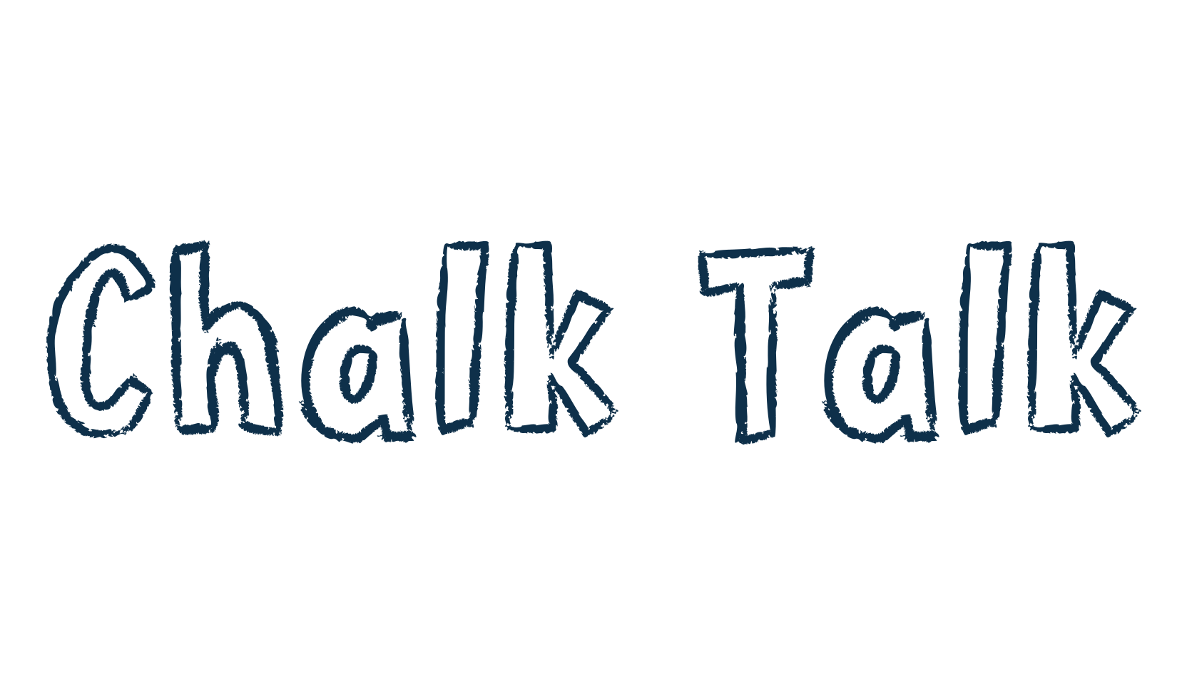 Chalk Talk, fancy various decorative script calligraphy font preview