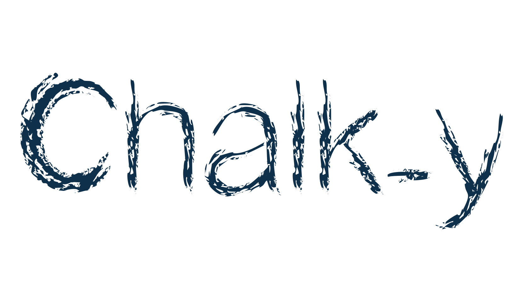Chalk-y, script trash fancy decorative calligraphy font preview