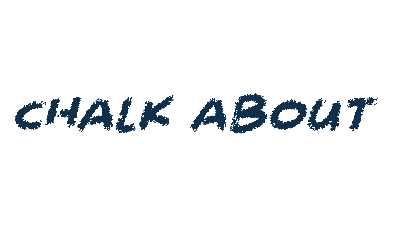 Chalk about, script trash fancy decorative calligraphy font preview