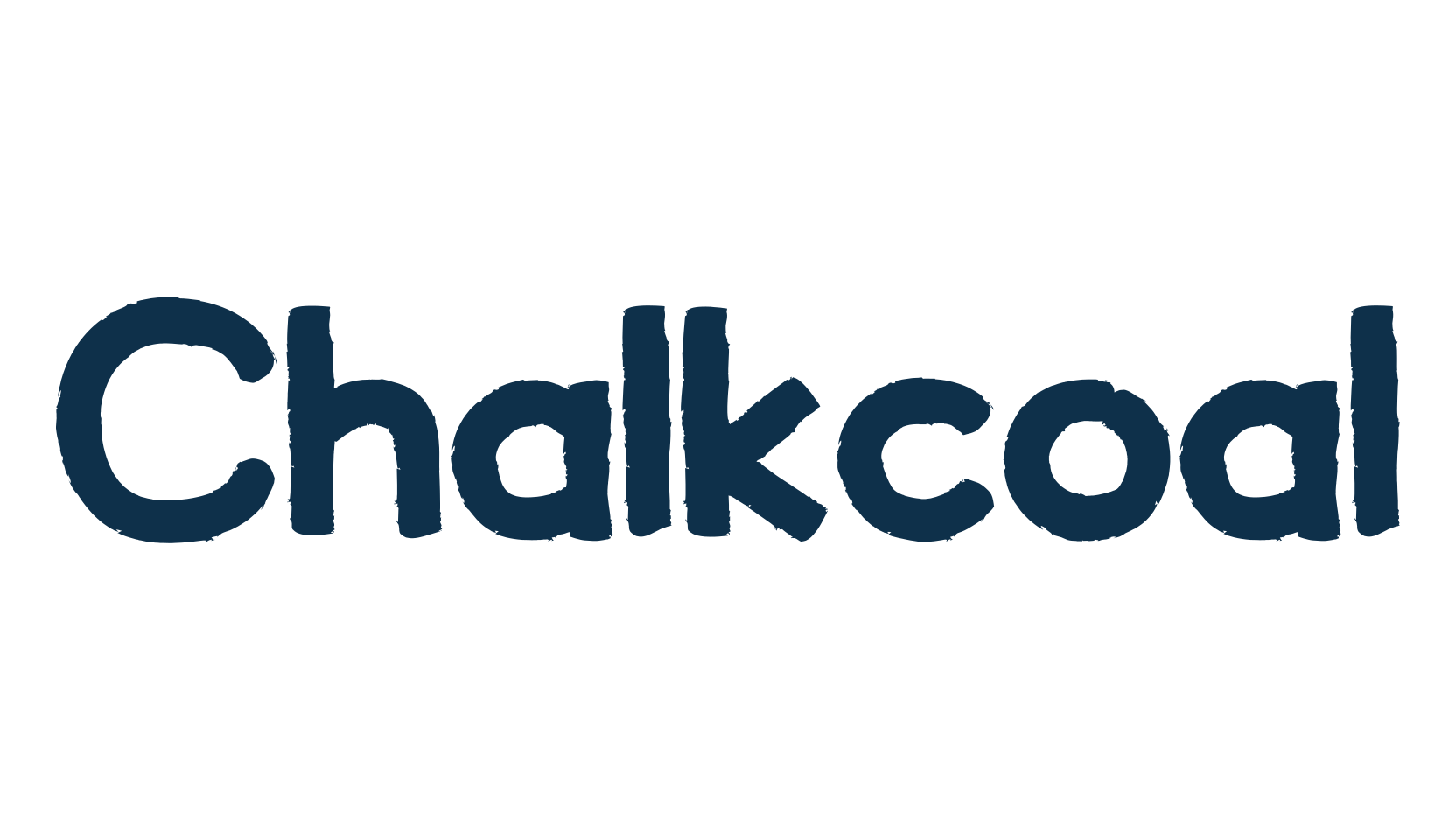 Chalkcoal, fancy eroded decorative font preview
