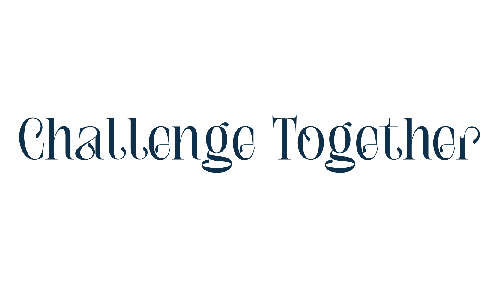 Challenge Together, serif font preview