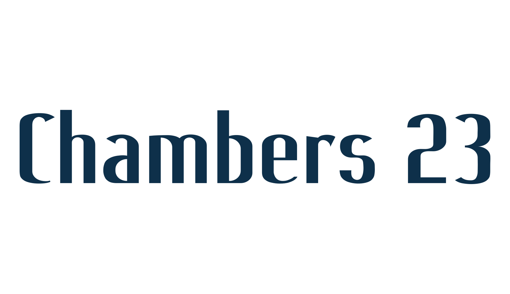Chambers 23, basic sans serif font preview