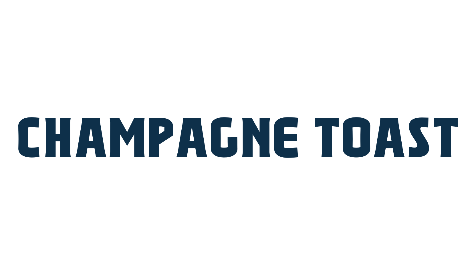 Champagne Toast, fancy retro decorative font preview