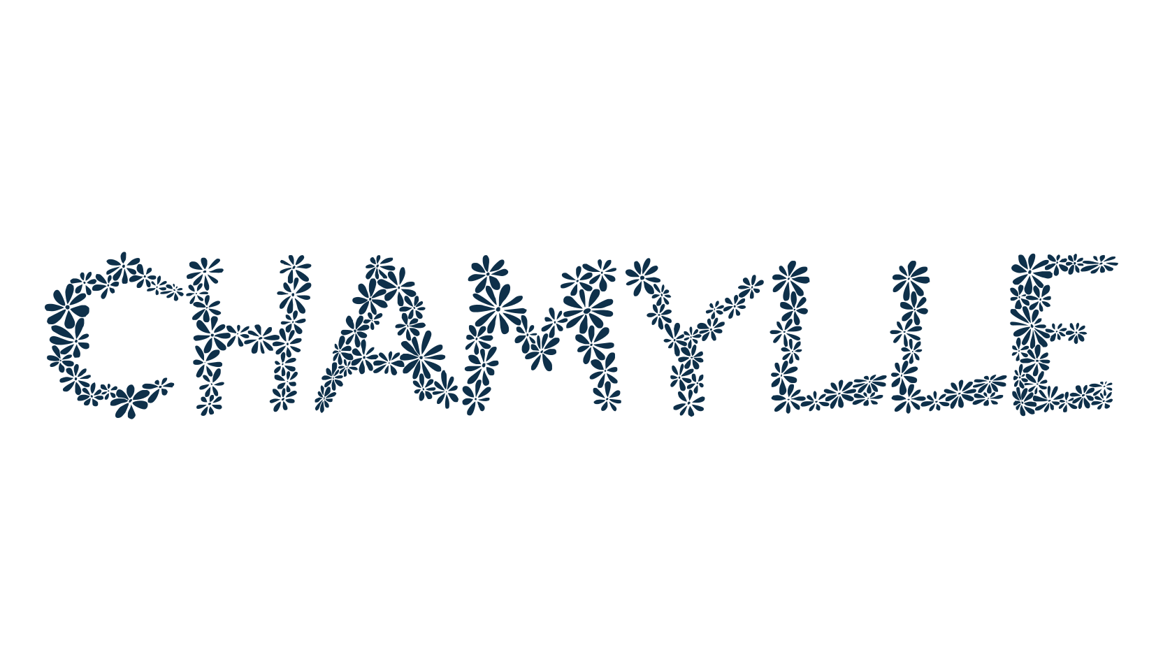 Chamylle, fancy decorative font preview