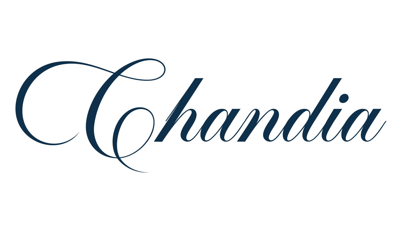 Chandia, calligraphy font preview