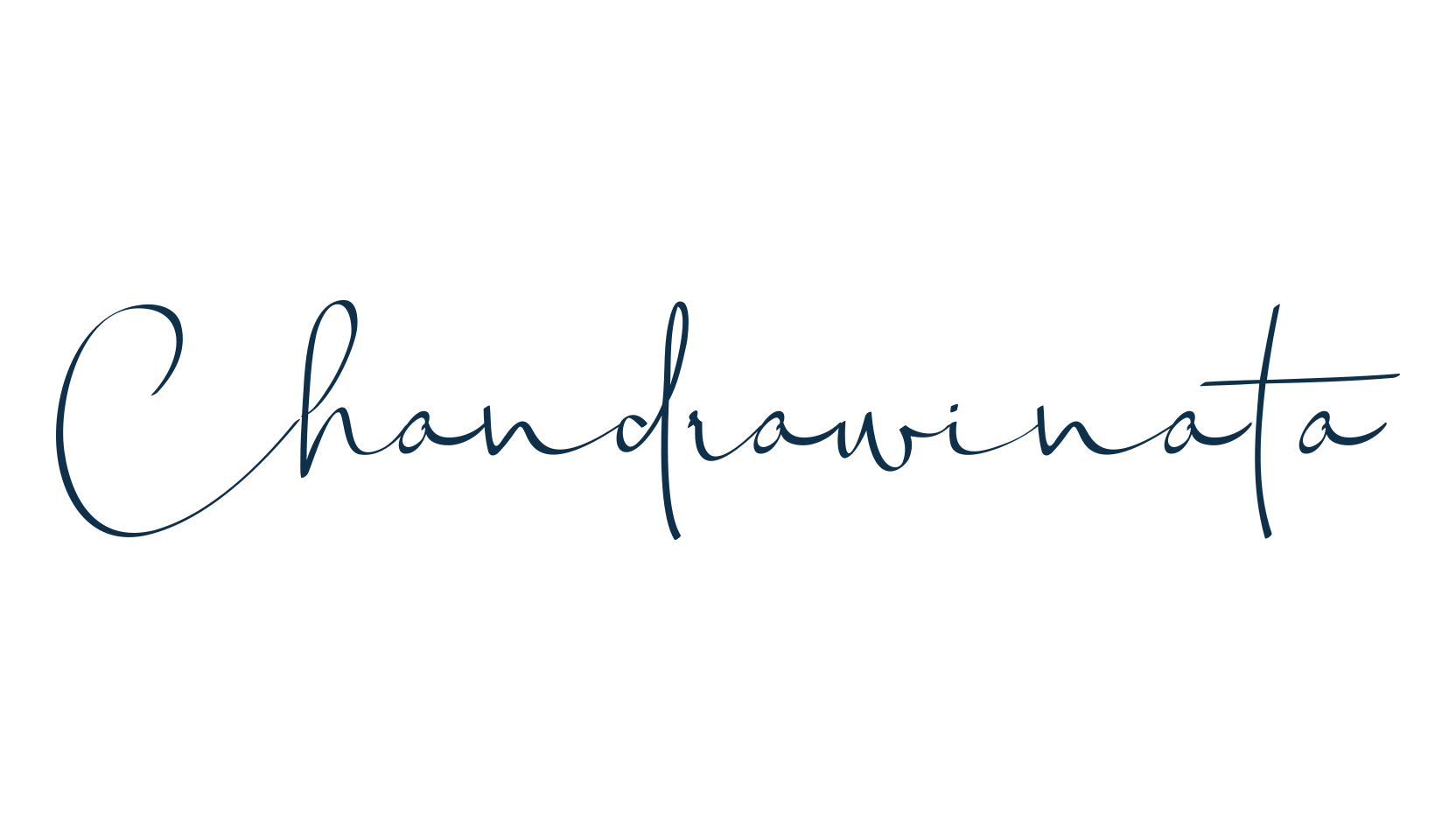 Chandrawinata, script handwritten fancy decorative calligraphy font preview