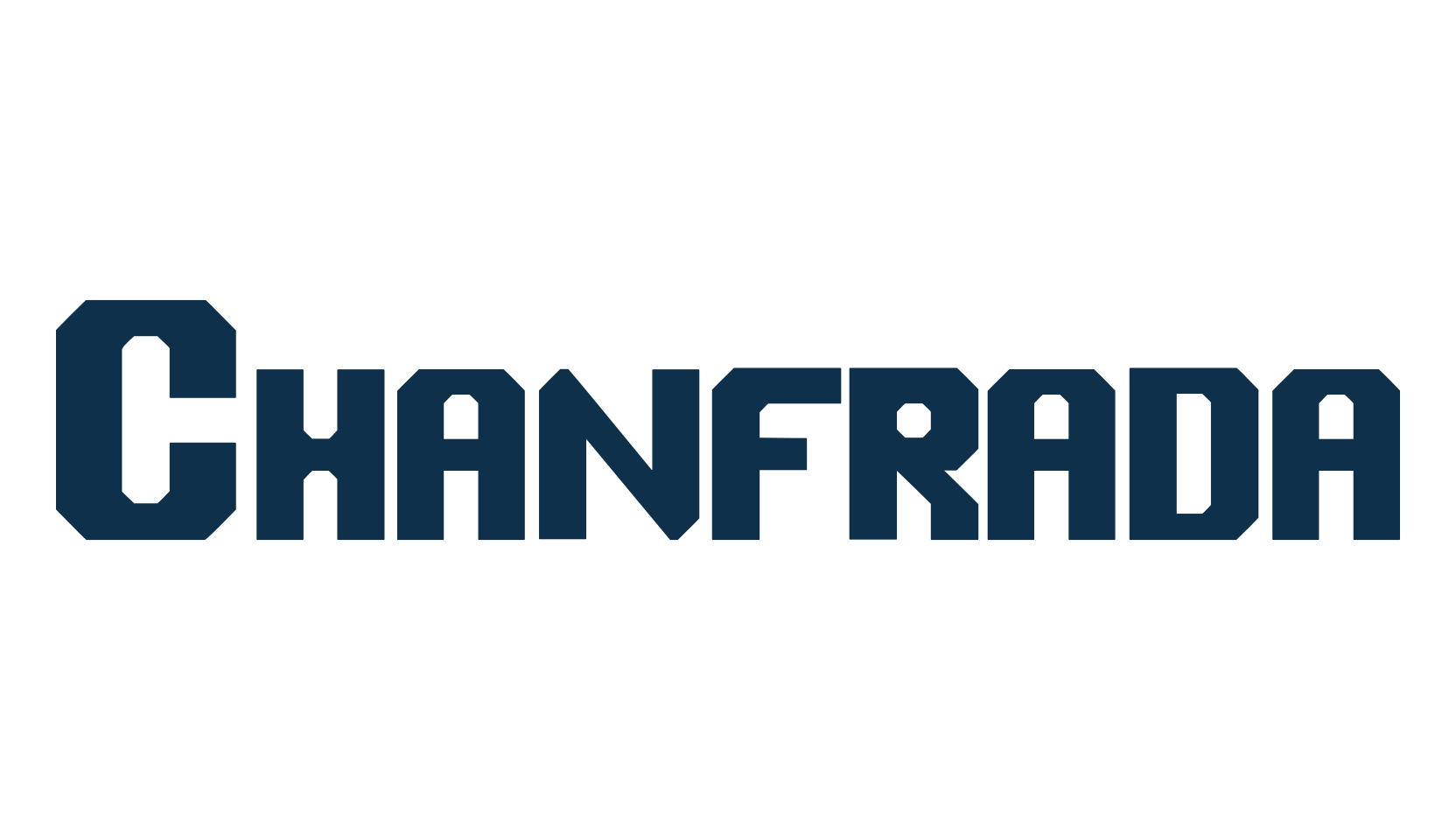 Chanfrada, various font preview