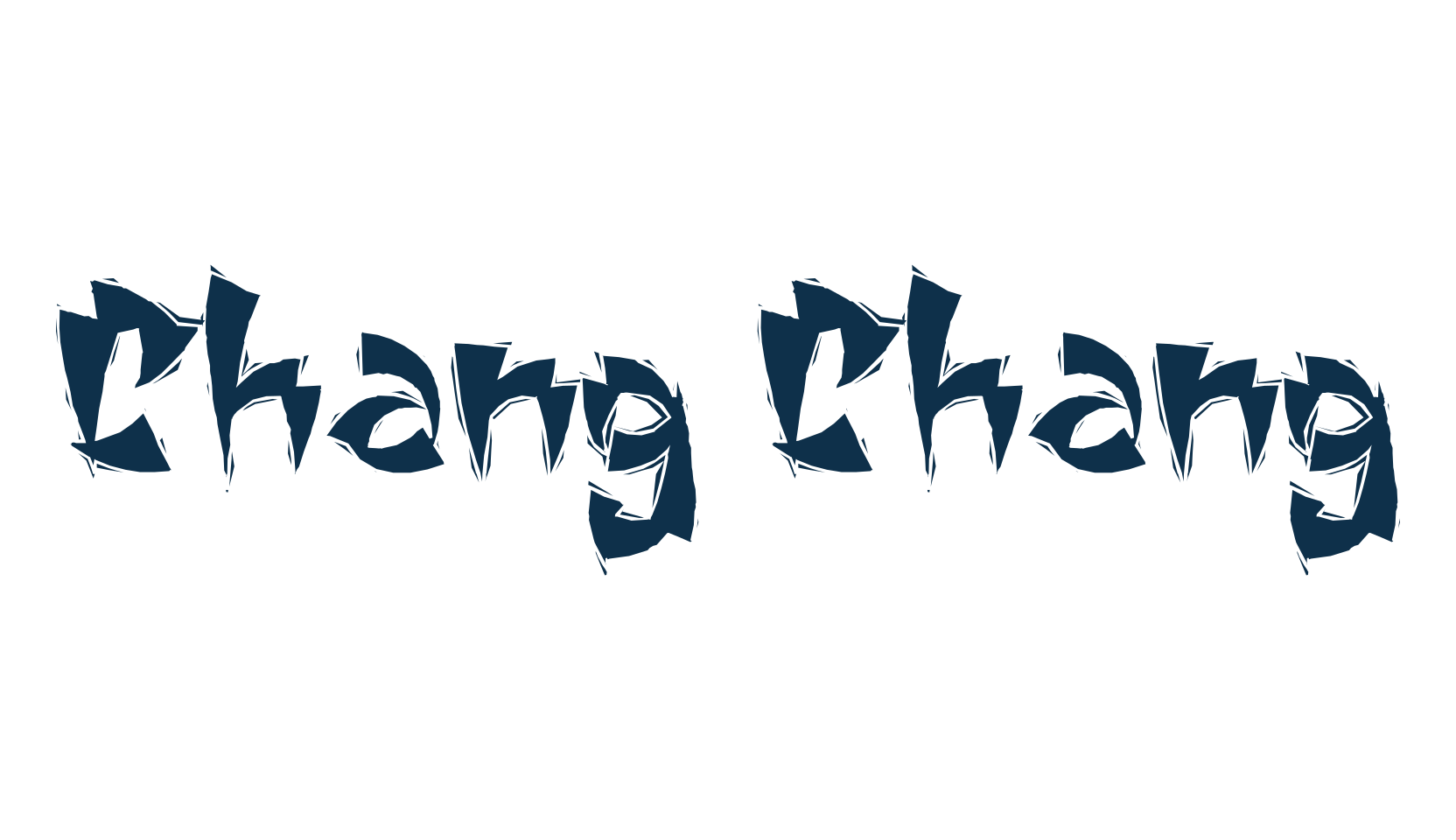Chang Chang, foreign look chinese, jpn font preview