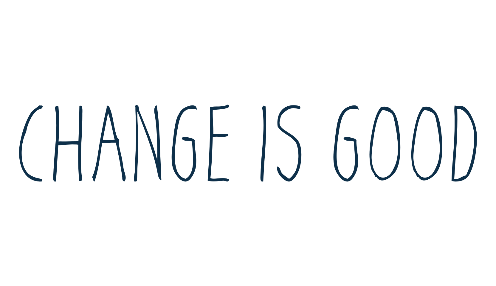 Change Is Good, script handwritten fancy decorative calligraphy font preview