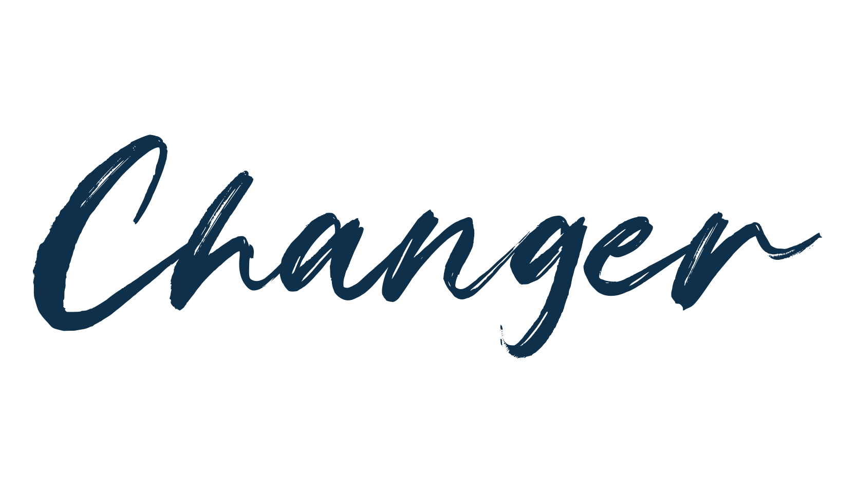 Changer, script brush fancy decorative calligraphy font preview