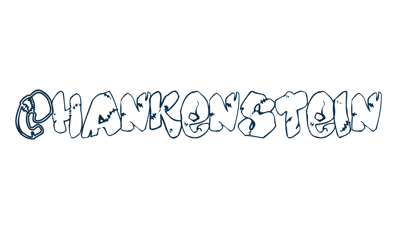 Chankenstein, halloween font preview