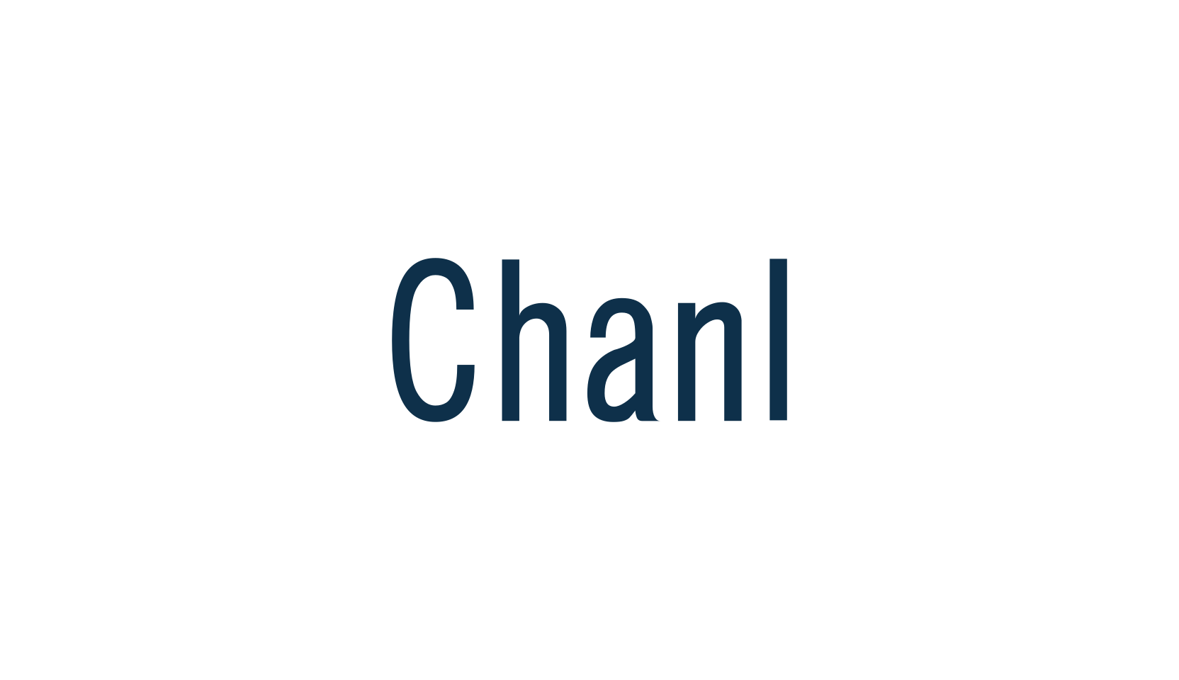 Chanl, basic sans serif font preview