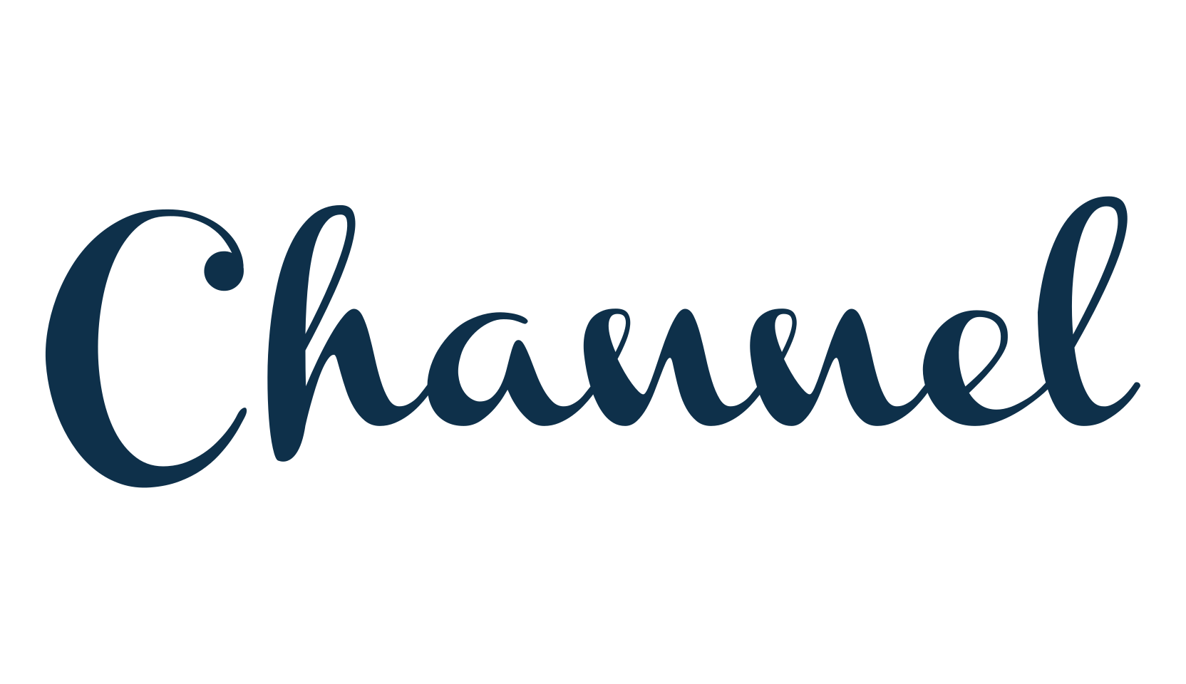 Channel (channel), old school font preview
