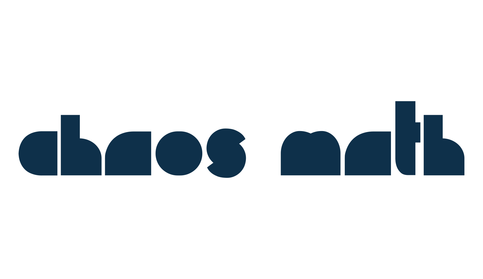 Chaos Math, fancy various techno sci-fi font preview
