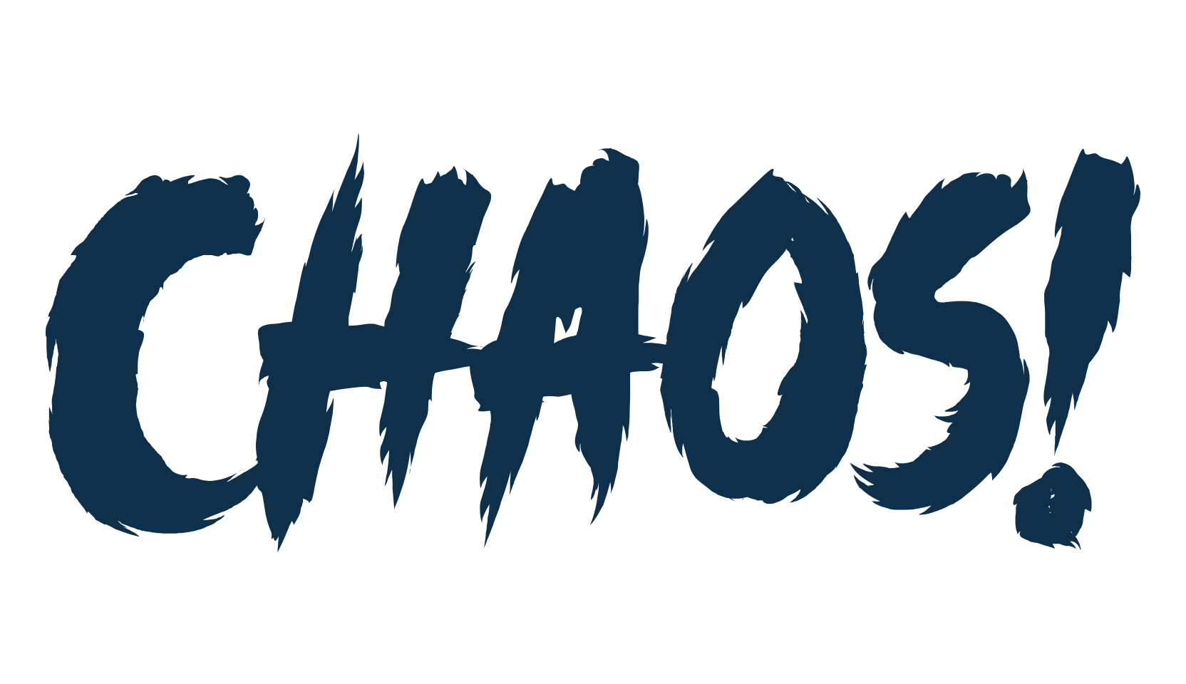 Chaos!, trash font preview