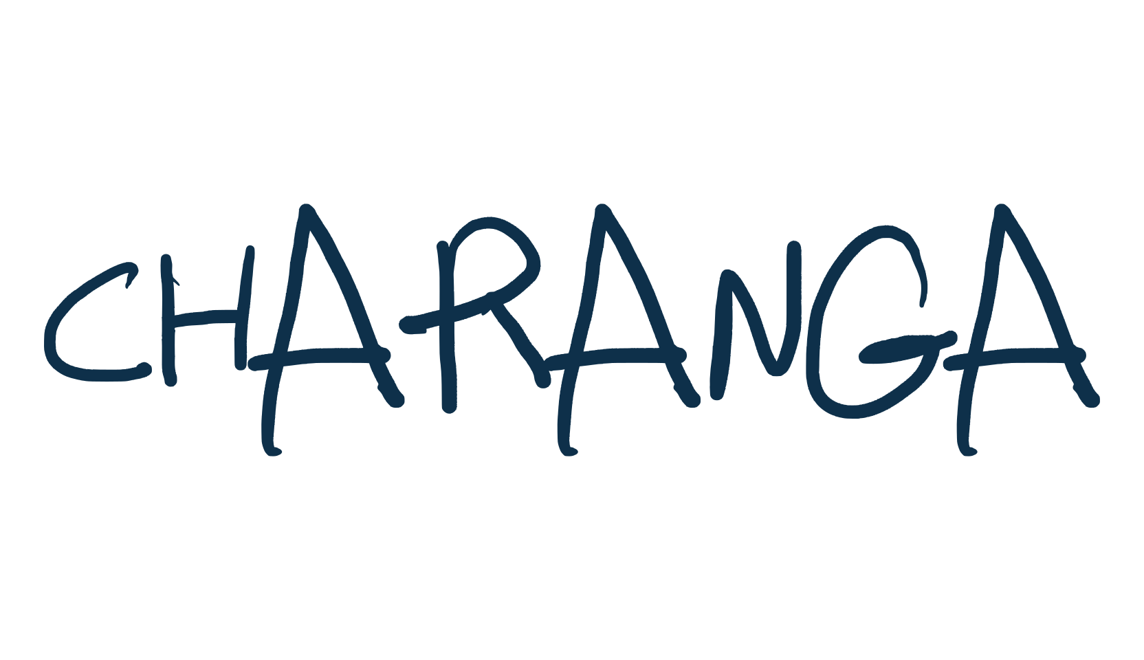 Charanga, handwriting font preview