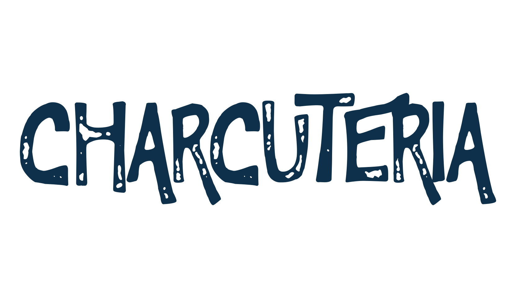 Charcuteria, fancy eroded decorative font preview