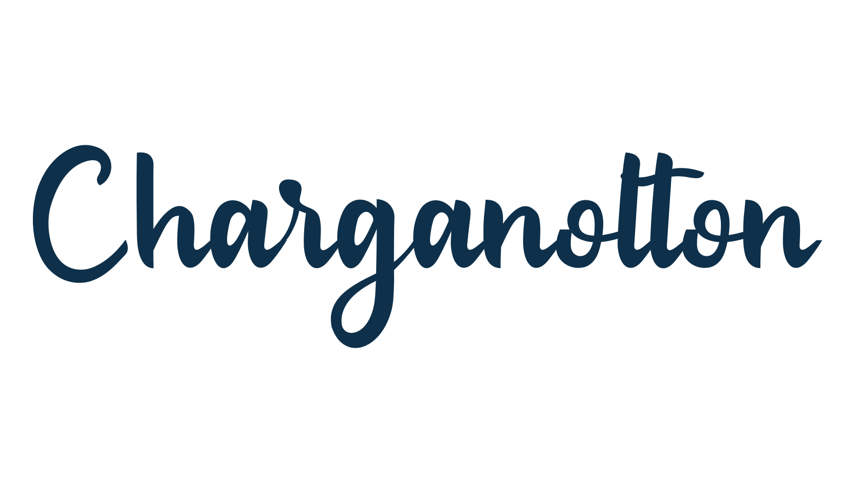 Charganolton, handwriting font preview