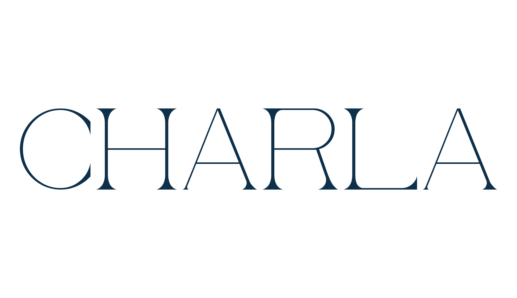 Charla, basic serif font preview