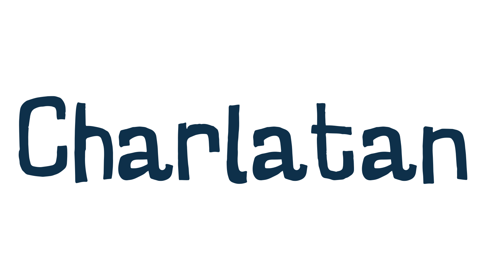 Charlatan, various font preview