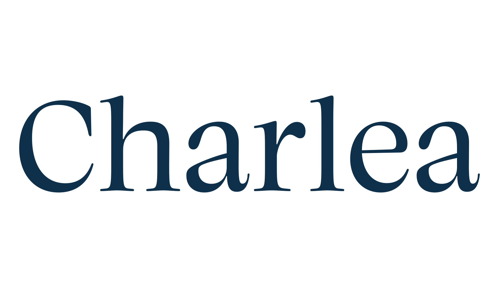 Charlea, serif font preview