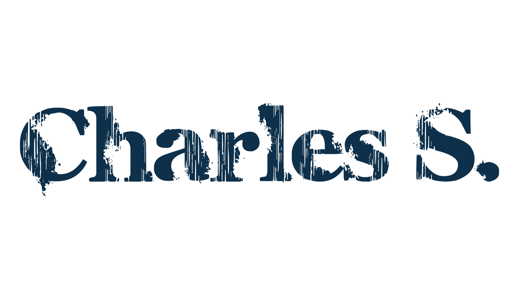 Charles S., fancy distorted decorative font preview