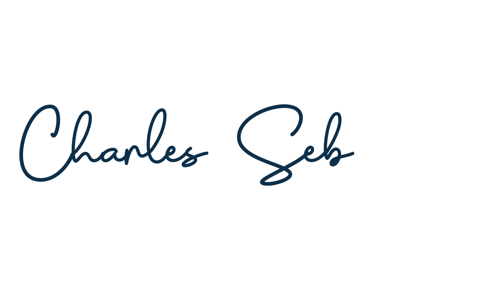 Charles Sebastian, handwriting font preview