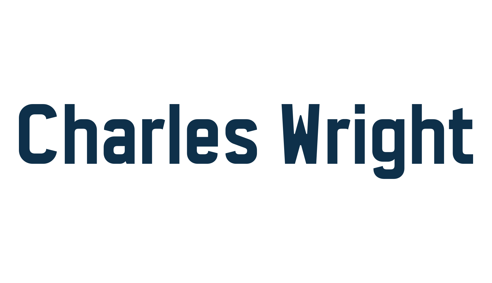 Charles Wright, basic sans serif font preview