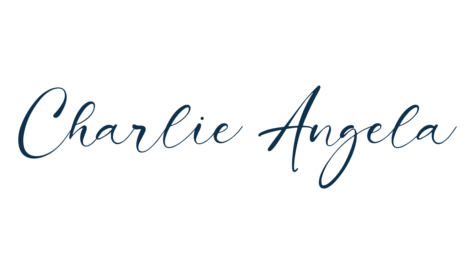 Charlie Angela, script handwritten fancy decorative calligraphy font preview