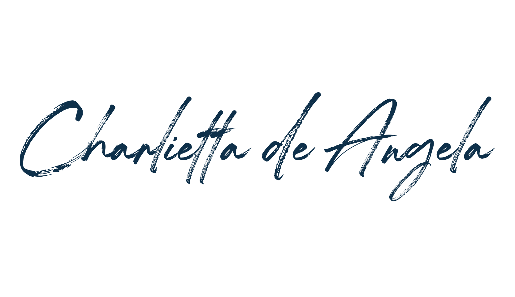 Charlietta de Angela, script brush fancy decorative calligraphy font preview