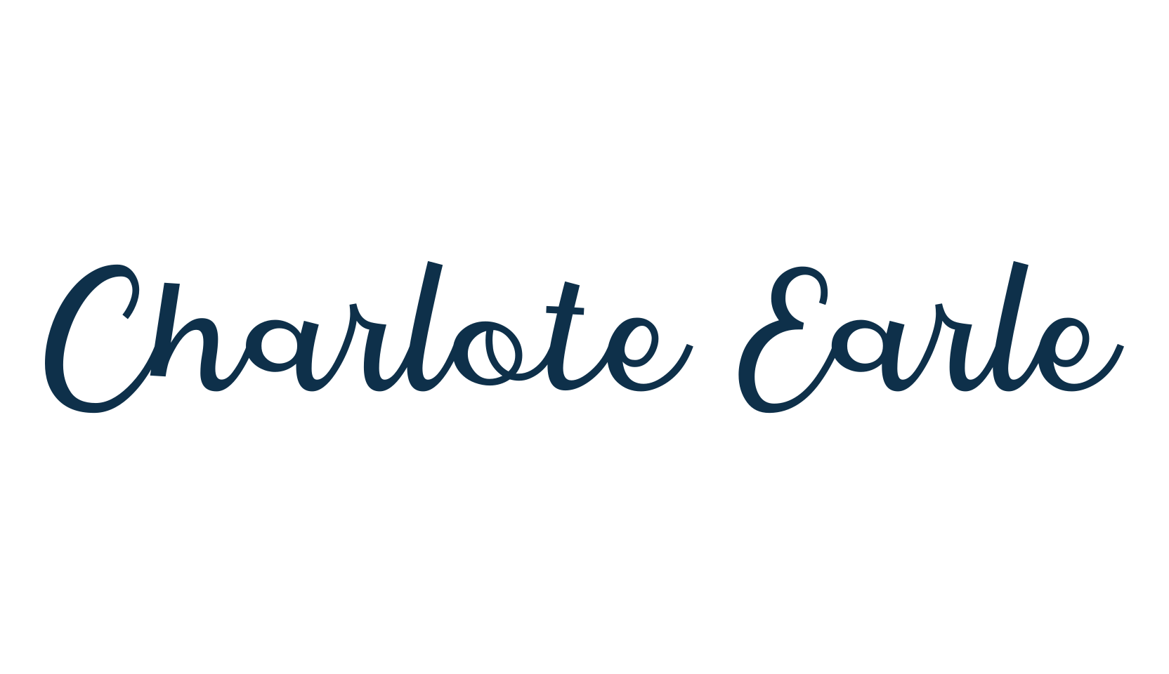 Charlote Earle, fancy decorative font preview