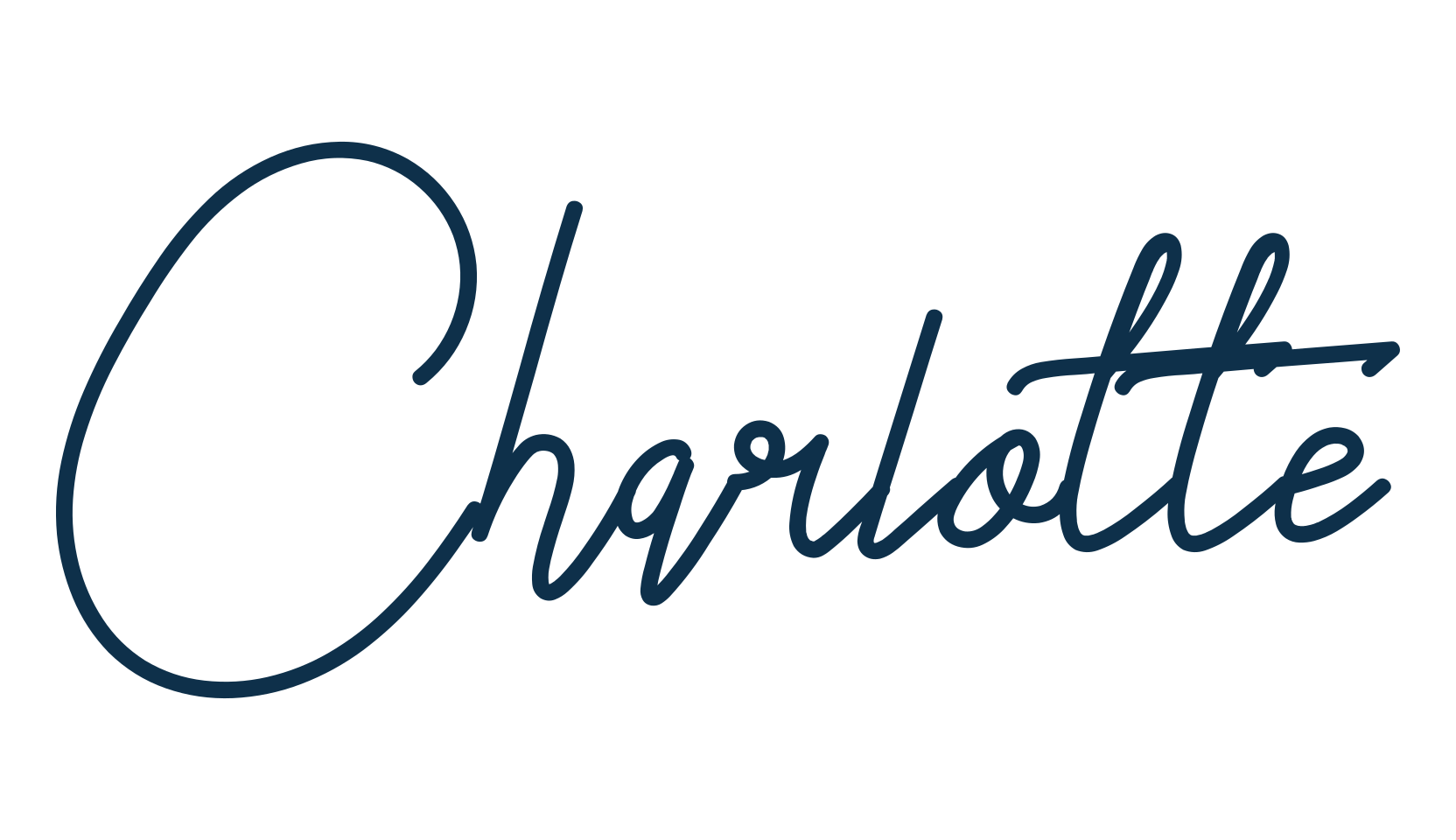 Charlotte (charlotte-2), handwriting font preview