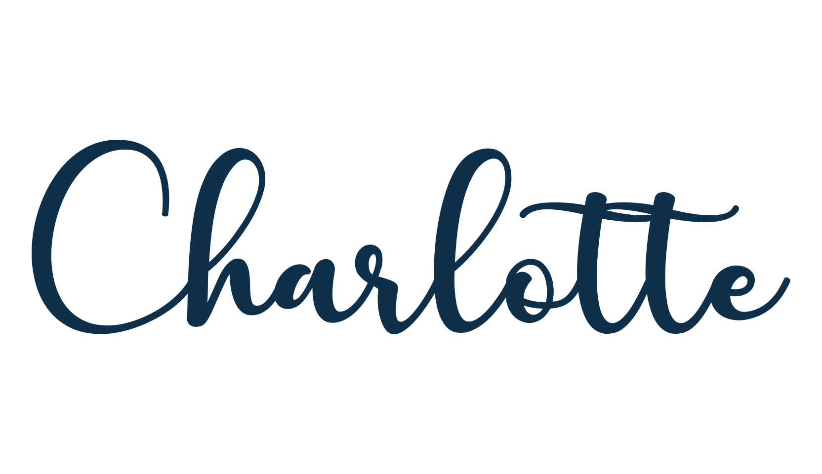 Charlotte (charlotte-5), script calligraphy fancy decorative font preview